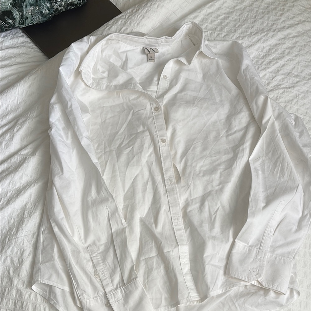 Worthington white button down